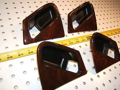 Mercedes Late W163 ML430/320 F & R WOOD Door Handle L & R Genuine MB 4 Surrounds • $246
