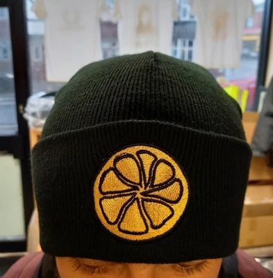 £15.99 • Buy Stone Roses Lemon Beanie Hat EMBROIDERED  Ian Brown Adored
