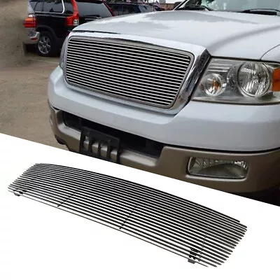 Fits 2004-2008 F-150 Honeycomb Style Main Upper Polished Billet  Grille Insert • $75.99