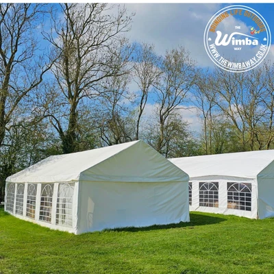 £1099.99 • Buy Marquee Gazebo Tent Canopy Shelter HEAVY DUTY + Ground Bar - 4X8m, 5x10m & 6x12m