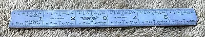 Vintage Lufkin No.2204 6 Inch Machinist Ruler • $14.95