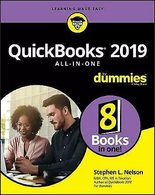 QuickBooks 2019 All-in-One For Dummies - 1119523745 Paperback Nelson • £8.54