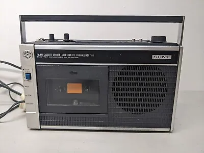 Sony CF 350 Stereo Radio Cassette Tape Player Retro Vintage Boombox 1970s Parts • $55