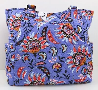 Vera Bradley Large Glenna Tote Mural Garden NWT • $74