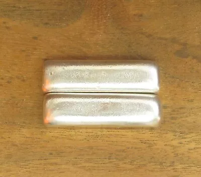 Sterling Silver 925 Scrap Ingots Bars Hand Cast Poured 85.2 Grams #202 • $75