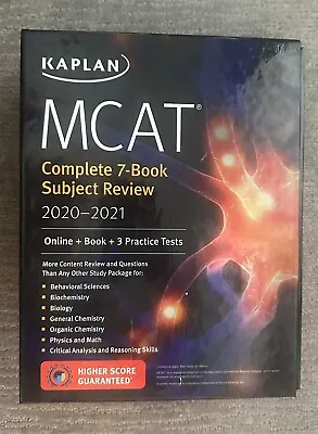 $20 • Buy Kaplan MCAT Complete 7-Book Subject Review 2020-2021