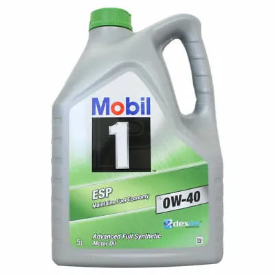 £54.99 • Buy MOBIL 1 ESP X3 0W-40 ACEA C3 ADVANCED FULLY SYNTHETIC ENGINE OIL - 5 Litre