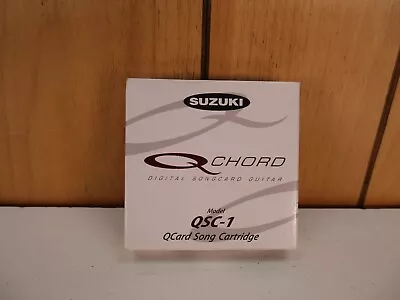 Suzuki Q Chord QCard Digital Soundcard Model QSC-1 Country Favorites TESTED • $30