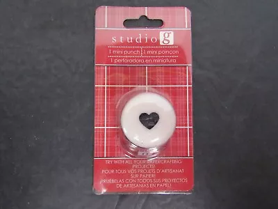 NEW Studio G Mini Punch ~ Heart • $7.95