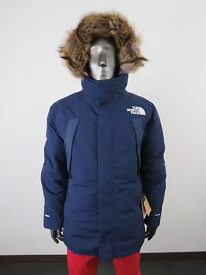 Mens The North Face Outer Boroughs Waterproof Hooded Winter Down Parka - Navy • $189.95