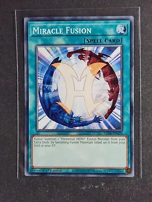 Yu-Gi-Oh! Legendary Duelists Magical Hero Miracle Fusion #LED6-EN020 • $1.39