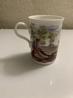 £4.99 • Buy (VINTAGE) Horse Ploughing, A Field, Fine Bone China RODALE COUNTY (
