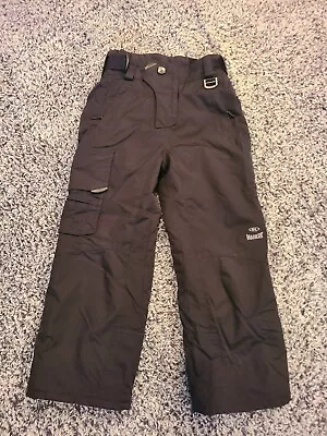 Marker Ski Pants Insulated Black Kids Snowboard Pant Juniors Size 10 H • $14.99