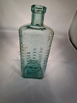 £4.50 • Buy E. Haining,  266, Gleadless Rd. Heeley Victorian Medicine Bottle C1890's 