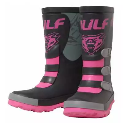 Wulfsport Mud Stomper Kids Motocross Motorbike Style Wellies - Pink • $33.56