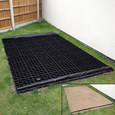 Shed Bases ECO Strong Plastic Grids Grass Paver Log Cabin Greenhouse Driveway • £246.99