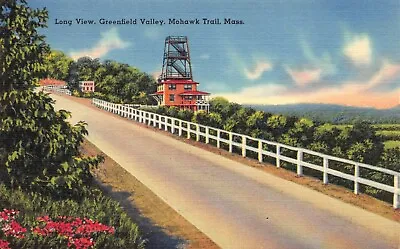 $9.59 • Buy LONG VIEW GREENFIELD VALLEY MOHAWK TRAIL MASS POSTMARK NA Postcard 