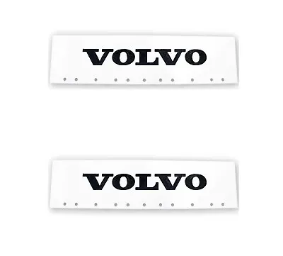 Volvo Trucks Black & White 6  X 24  Semi Truck Mud Flap-quarter Fender Flaps-Set • $52.59