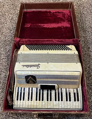 Vintage Frontalini Accordion With Case ~ Italy Made • $274.99