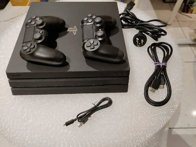 $298 • Buy SONY PlaySation 4 Pro 1TB With 2 Original Controllers 1TB Storage PS4 PRO