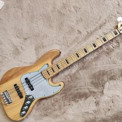 New Jazz Electric Bass Guitar Natural Wood Color 5 String High Quality • $331