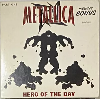 Metallica Hero Of The Day 4-Track Australasia CD Single Cardboard Sleeve NM • $15.99