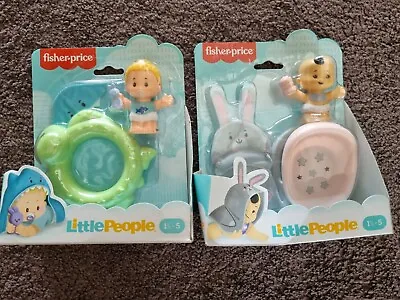 Fisher Price Little People Baby Figure & Gear Bundle #3 *NEW* • $26.50