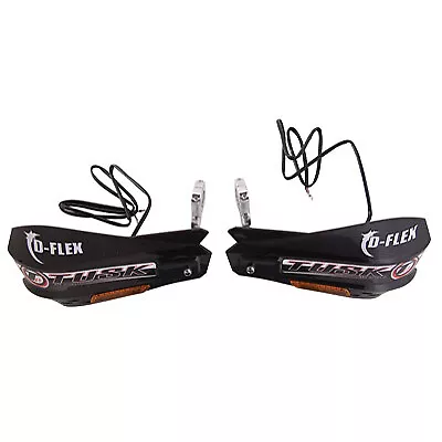 Tusk MX D Flex ATV Handguards With Turn Signals Black 1285730001 • $59.93