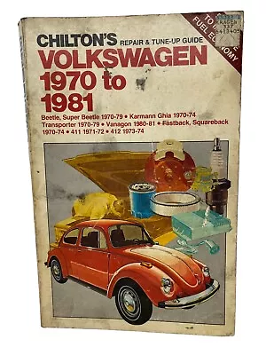 Chilton's Volkswagen Beetle 1970-1981 Repair & Tune-Up Guide Service Manual 6837 • $16.97