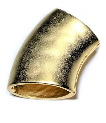Vintage Brushed Gold Matte Finished Scarf Tube Slide - 1.5  Gift Boxed • $9.95