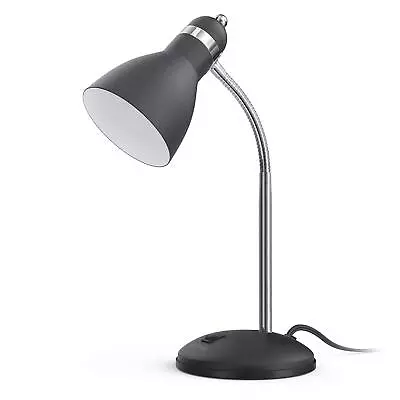 Metal Desk Lamp Eye-Caring Table Lamp Study Lamps With Flexible Goose Neck ... • $35.12