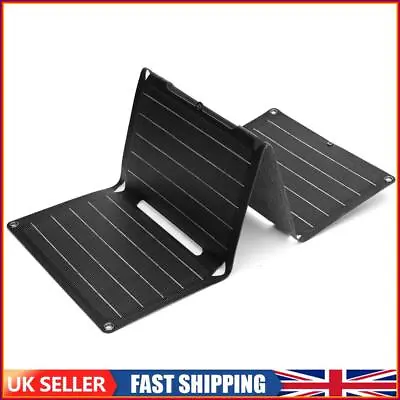 40W Foldable Solar Panel Lightweight Folding Solar Panels For Phone Power Bank • £61.19
