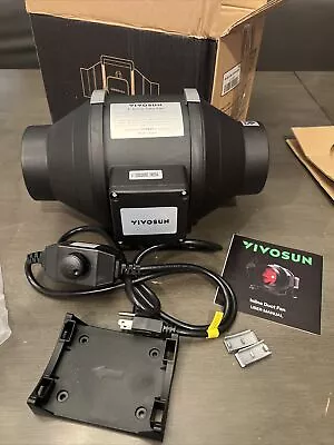 VIVOSUN 4 Inch Inline Duct Fan Variable Speed Controller HVAC Blower Kit • $49.99