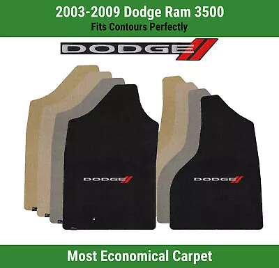 Lloyd Velourtex Front Mats For '03-09 Dodge Ram 3500 W/Dodge Word And Stripes • $138.99