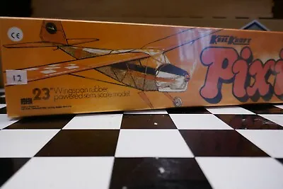 Keil Kraft Kit PIXIE Rubber Power Sticks & Tissue Balsa Wood Original Excellent • £50