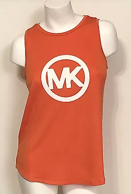 Nwt Women's Michael Kors Zinnia Logo Sleeveless Tank Top Size Medium Msrp $68.00 • $35