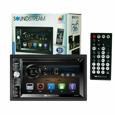 Soundstream Vr-620hb 2-din 6.2  Touchscreen Lcd Dvd Receiver With Bluetooth • $69.90