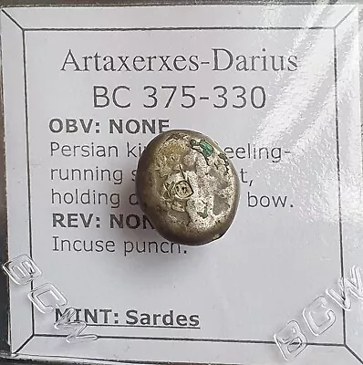 #N230# Silver Persian Siglos Coin From 375-330 BC (Artaxerxes II To Darius III) • $64.99