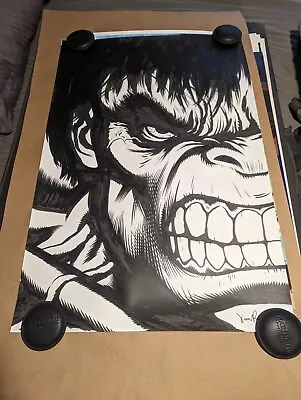 MONDO Marvel Poster HULK GRAND DESIGN MONSTER Hulk Jim Rugg 24x36 • $40