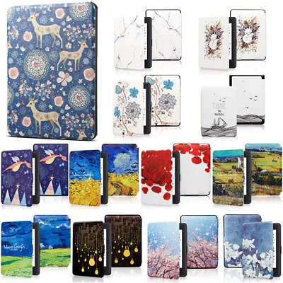 For 6  Amazon Kindle Paperwhite 1 2 3 5/6/7th Gen Smart Cover PU Leather Case • $15.48