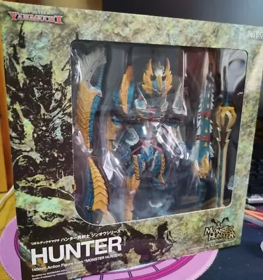 Revoltech Yamaguchi No.133 Monster Hunter Swordsman Action Figure Zinogre Boxed • $189.99