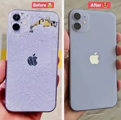 IPhone X XR 11 12 Mini 13 14 Pro Max Back Glass Repair Service • $78.99