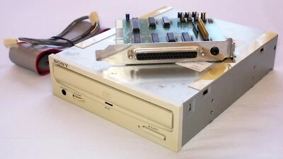 £60.58 • Buy SONY 2X CD-ROM Drive (CDU31A-LL) With 8 Bit Controller And Cables