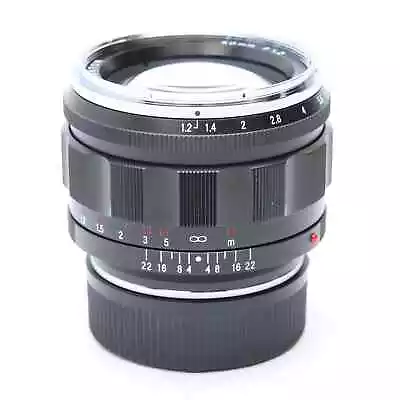 Voigtlander NOKTON 50mm F/1.2 Aspherical VM (for Leica M Mount) -Near Mint- #335 • $720