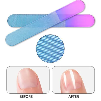 Nano Glass Nail File Sanding Polishing Buffer Block Nailfile Manicure.MF • $3.11