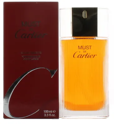 Must De Cartier By Cartier For Men EDT Cologne Spray 3.3 Oz. New In Box • $161.99