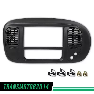 Black Center Dash Radio Bezel Fit For 97-03 Ford F150 Expedition W/ Air Vent New • $28.80