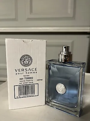 Versace Pour Homme By Versace For Men -100ml/3.4 Oz EDT Spray (Tester)-Authentic • $39.99