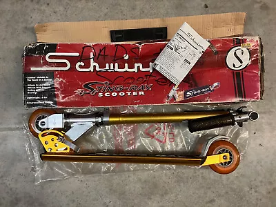 Vintage NOS NIB Schwinn Sting-Ray Kick Scooter Limited Edition Gold • $119.99