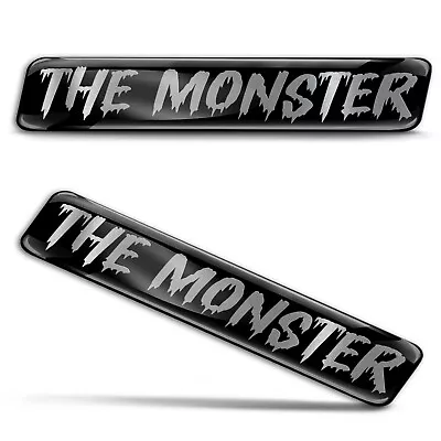 3D Stickers Monster Badge Silver Logo Tuning Car Auto PC Motorcycle • $9.99